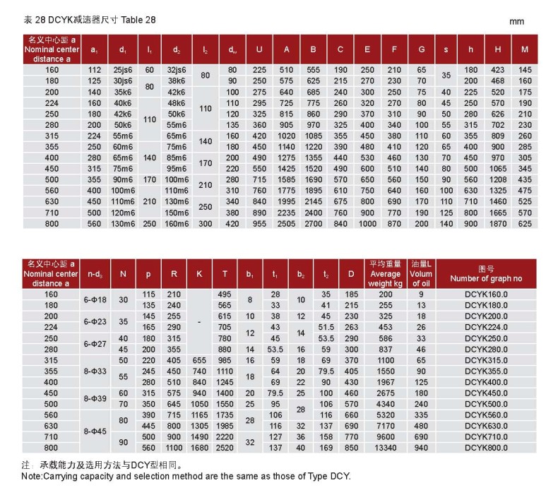 DCY(K)系列硬齒面減速器 DCY(K)系列硬齒面減速器