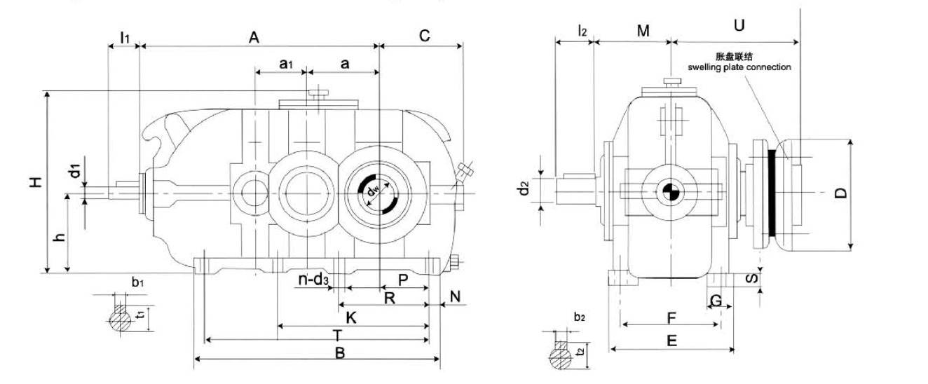 DCY(K)系列硬齒面減速器 DCY(K)系列硬齒面減速器